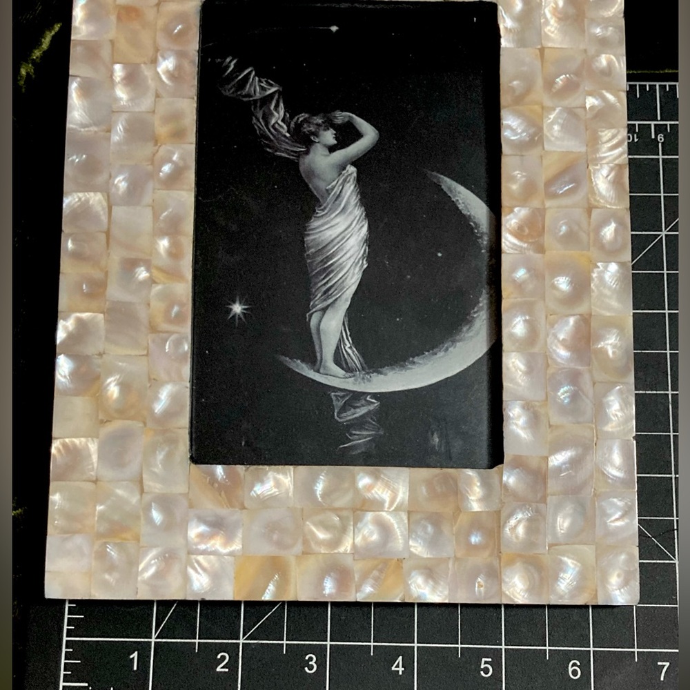 Victorian Moon Goddess Art Deco Goddess Pagan Art Mythology Magic - Picture 9 of 13